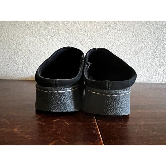 Naturalizer Kaira Clog Mule Shoes Womens 8M Black Suede Comfort Slip On Solid - Picture 5 of 11